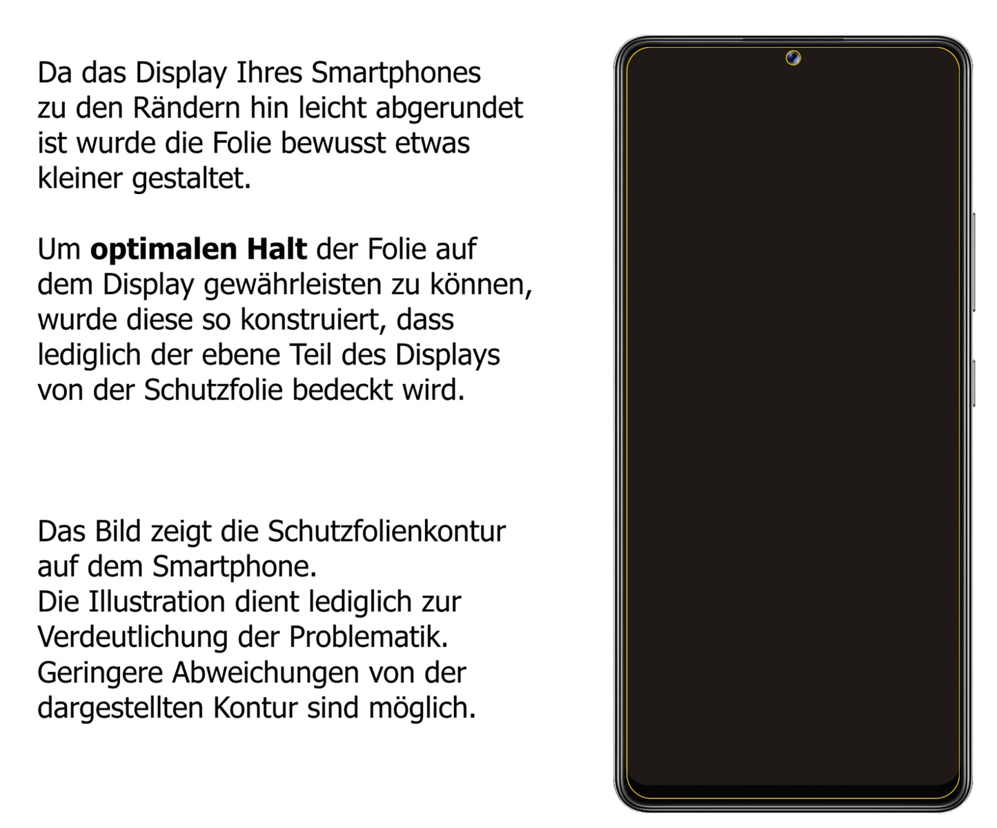 dipos Displayschutz für Samsung Galaxy M42 5G, transparente Oberfläche, perfekte Passform auch für die Rundungen