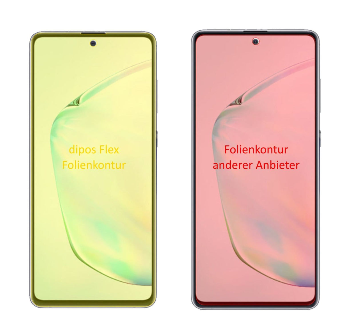 3x 3D Full Cover Schutzfolie für Samsung Galaxy Note 10 Lite