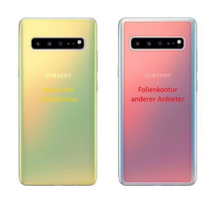 3x 3D Full Cover Schutzfolie für Samsung Galaxy S10 5G Rückseite