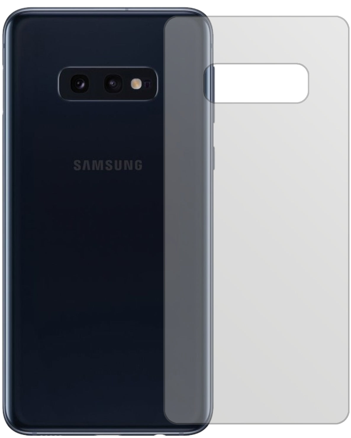 6x Schutzfolie matt für Samsung Galaxy S10e Rückseite Display-Schutzfolie