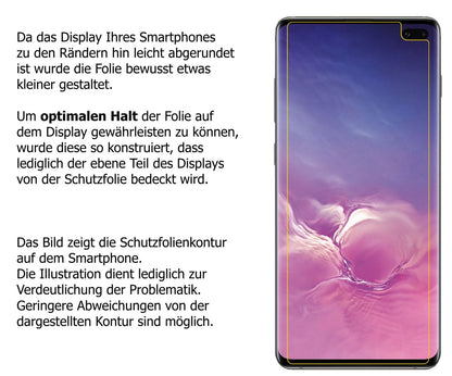 Schutzfolie mit optimaler Passform, zur Verwendung mit Hüllen geeignet