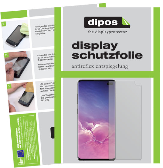 4x Schutzfolie matt für Samsung Galaxy S10 Plus Display-Schutzfolie