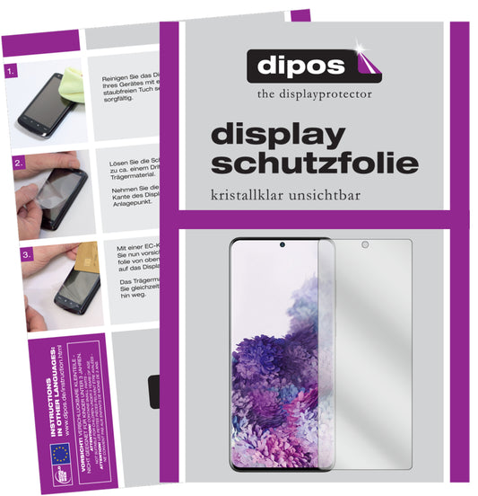 2x Schutzfolie klar für Samsung Galaxy S20 Plus Display-Schutzfolie