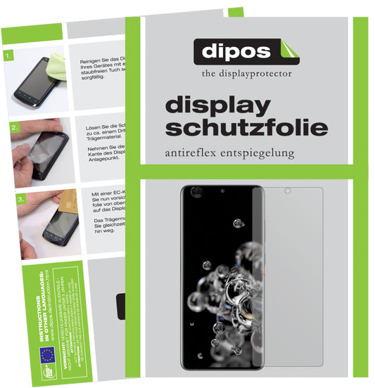 1x Schutzfolie matt für Samsung Galaxy S20 Ultra 5G Display-Schutzfolie