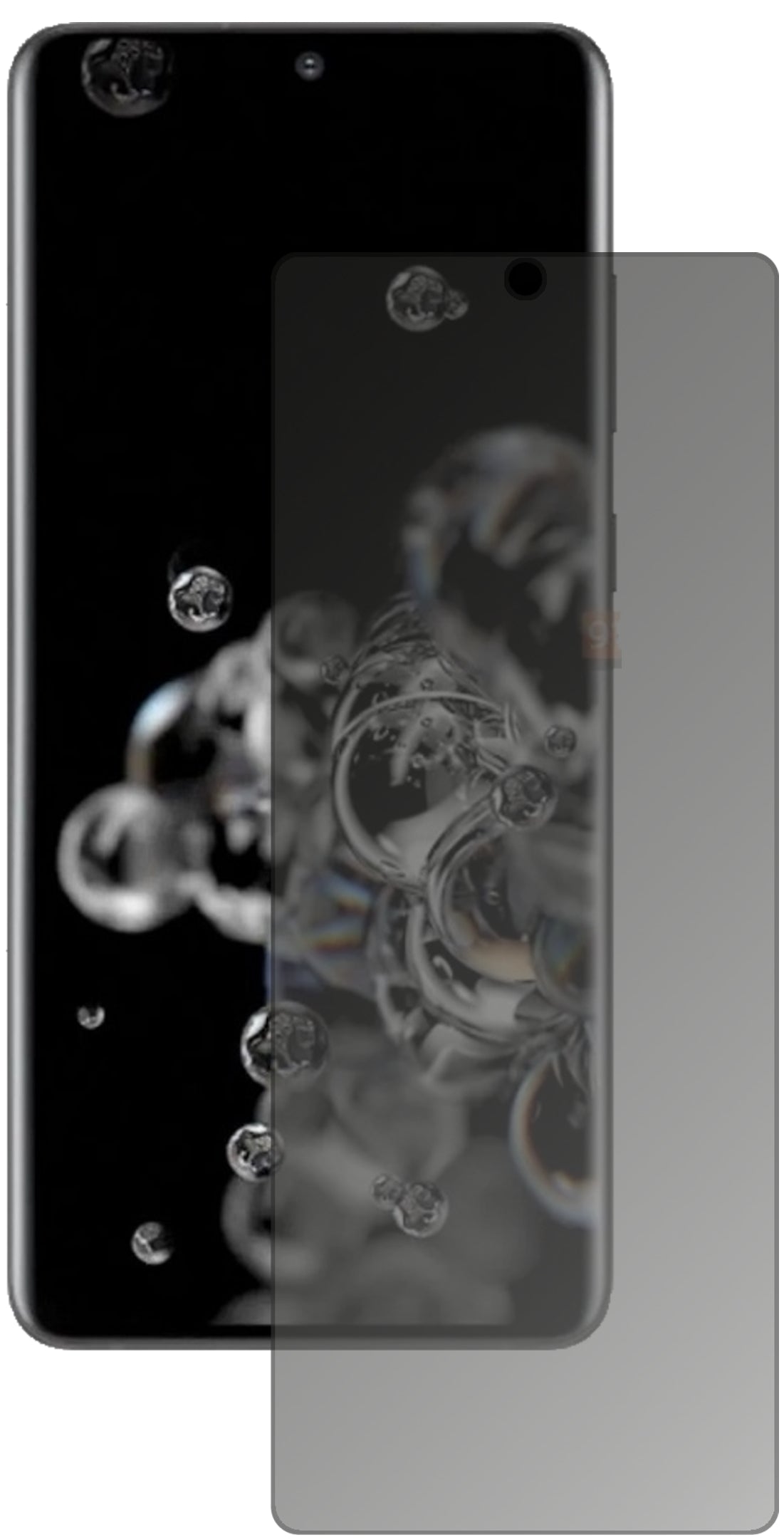 Blickschutzfolie für Samsung Galaxy S20 Ultra 5G matt Schutzfolie Privacy