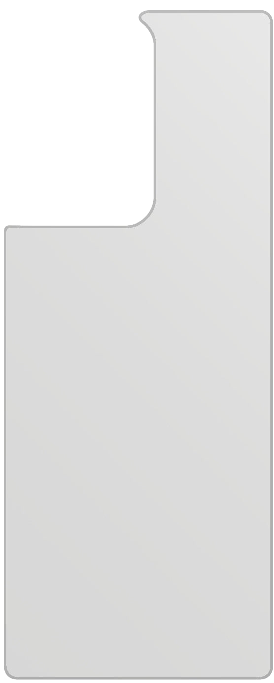 dipos Displayschutz für Samsung Galaxy S20 Ultra 5G Rückseite, mattierte Oberfläche, geringe Dicke und perfekte Passform