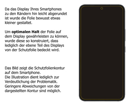 2x Schutzfolie matt für Samsung Galaxy S22 Plus Display-Schutzfolie