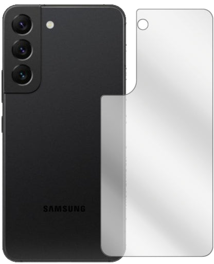 2x Schutzfolie klar für Samsung Galaxy S22 Plus Rückseite Display-Schutzfolie