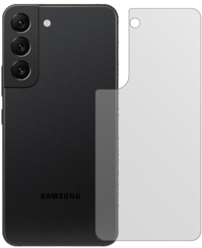 6x Schutzfolie matt für Samsung Galaxy S22 Rückseite Display-Schutzfolie