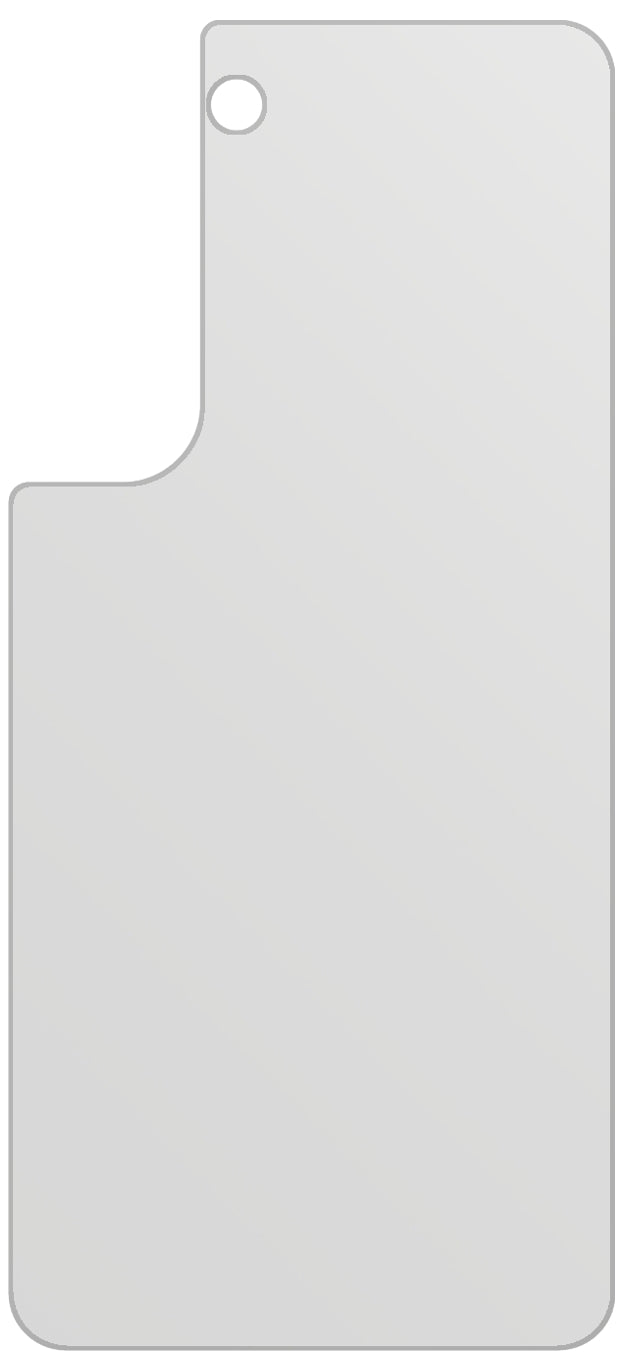 dipos Displayschutz für Samsung Galaxy S22 Rückseite, mattierte Oberfläche, geringe Dicke und perfekte Passform