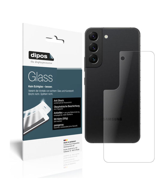 1x 9H Schutzfolie matt für Samsung Galaxy S22 Rückseite Panzerfolie