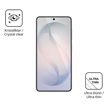 Dünne und klare Folie passend zugeschnitten für Samsung Galaxy S26