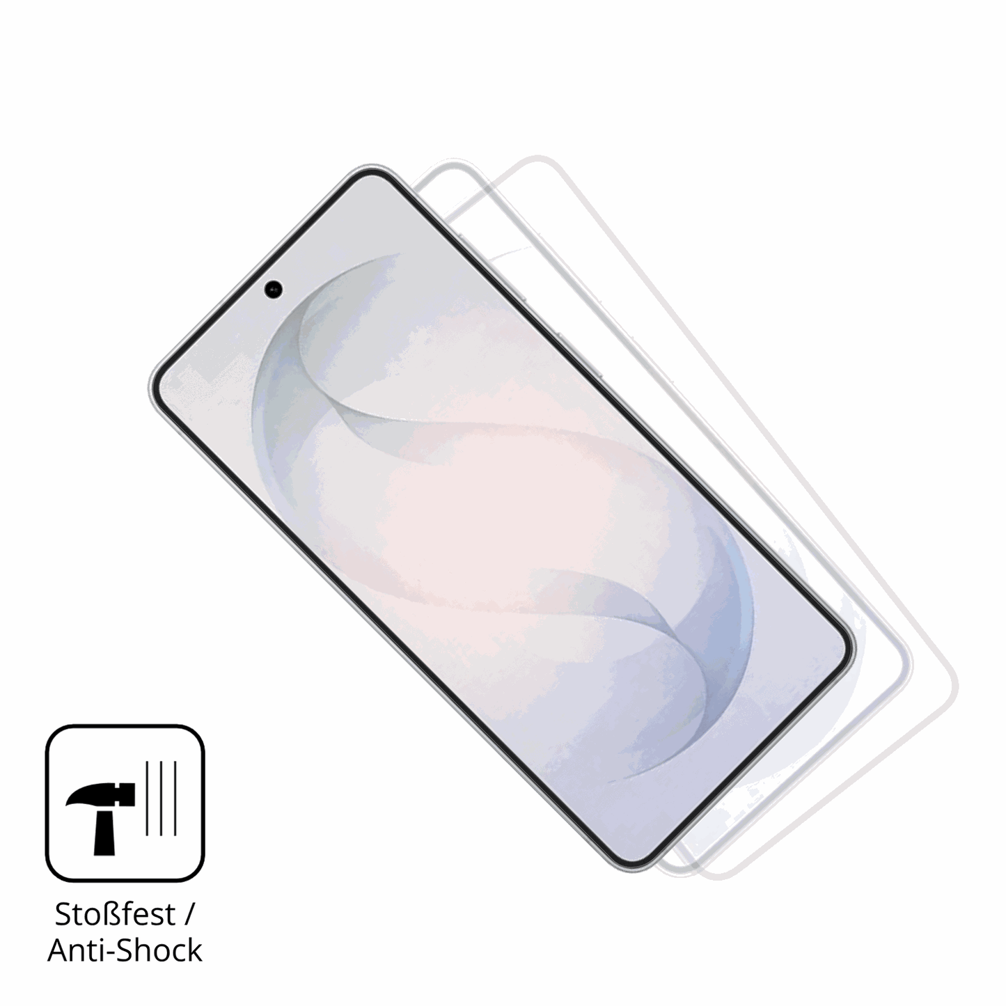 Schutz gegen Kratzer auf dem Samsung Galaxy S26 Glas durch Schlüssel, Stöße gegen die Tischkante oder Stürze