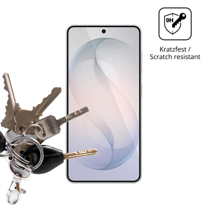 dipos Displayschutz für Samsung Galaxy S26 Plus, transparente Oberfläche, perfekte Passform auch für die Rundungen