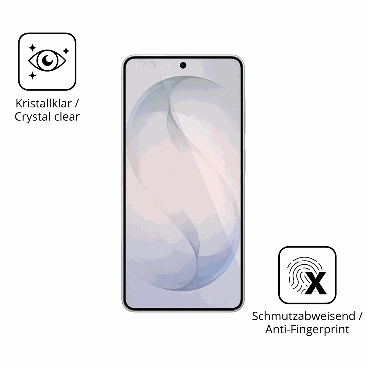 Flexible TPU-Folie passend zugeschnitten für Samsung Galaxy S26, vollständige Abdeckung