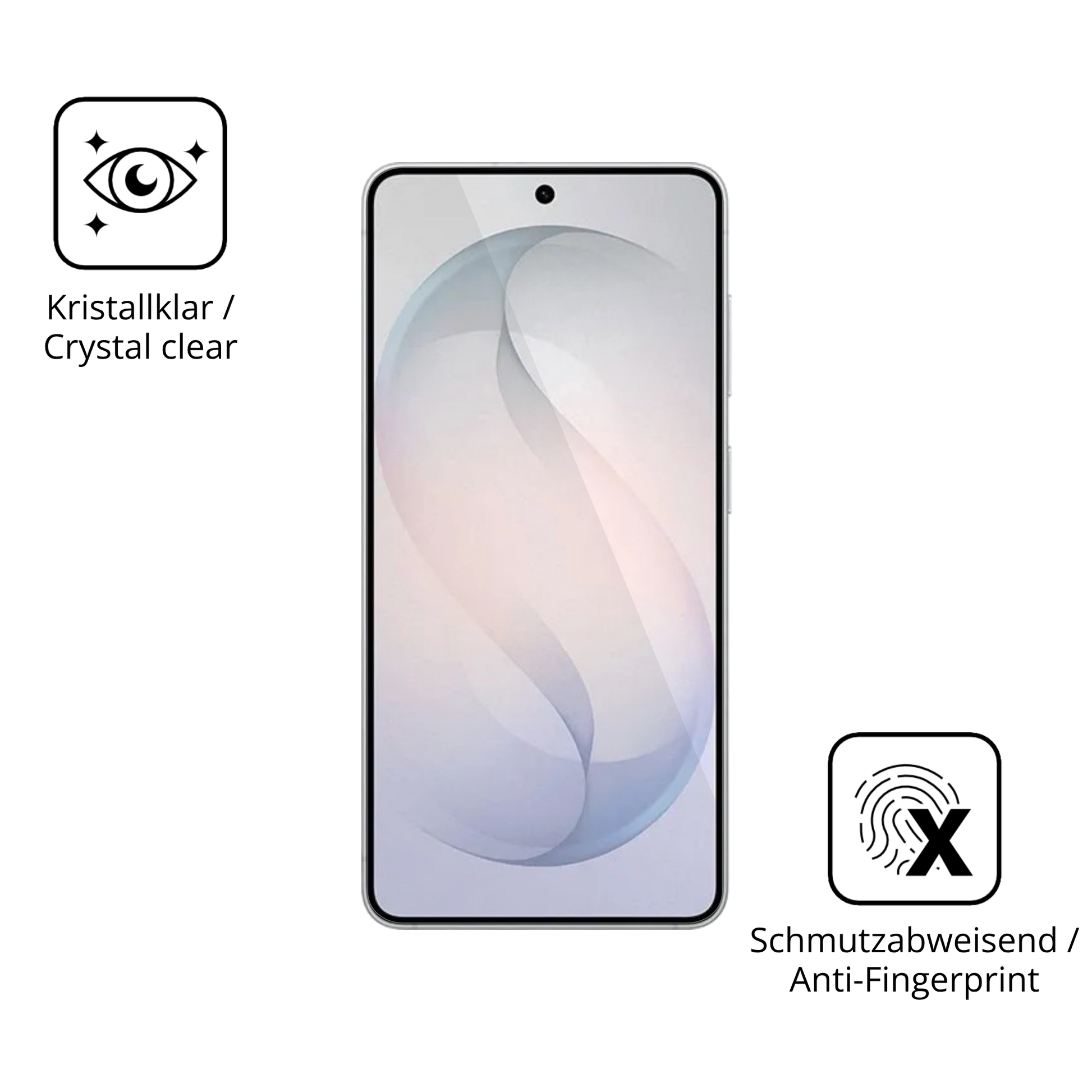 Flexible TPU-Folie passend zugeschnitten für Samsung Galaxy S26 Plus, vollständige Abdeckung