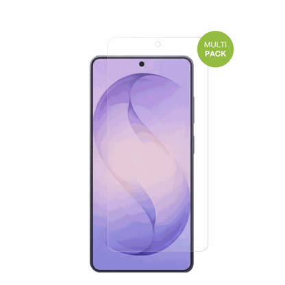 SamsungGalaxy S26 Ultra mit aufgebrachter dipos Displayschutzfolie, die lästige Fingerabdrücke minimiert