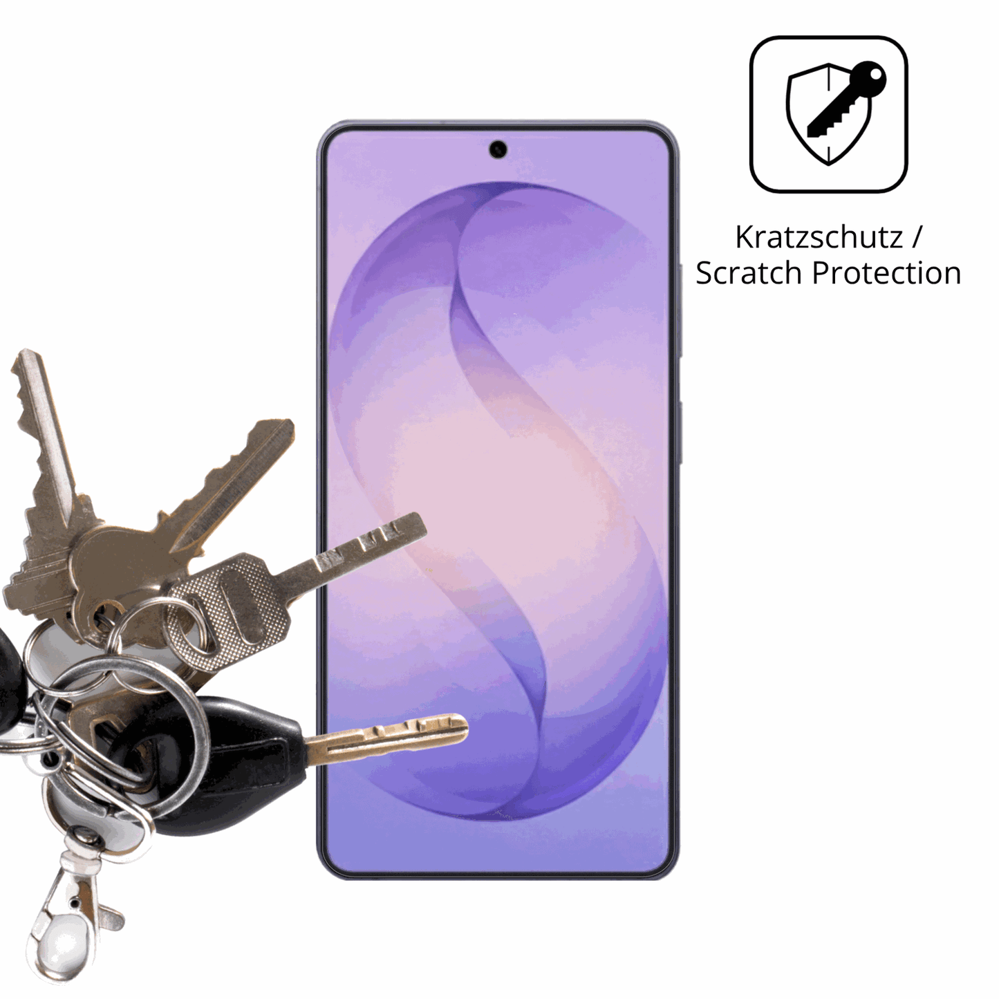 Schutz gegen Kratzer auf dem Samsung Galaxy S26 Ultra Glas durch Schlüssel oder Ähnliches