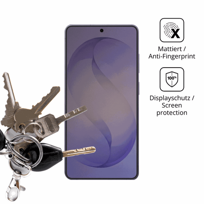 dipos Displayschutz für Samsung Galaxy S26 Ultra, mattierte Oberfläche, Blickschutzfilter und perfekter Passform