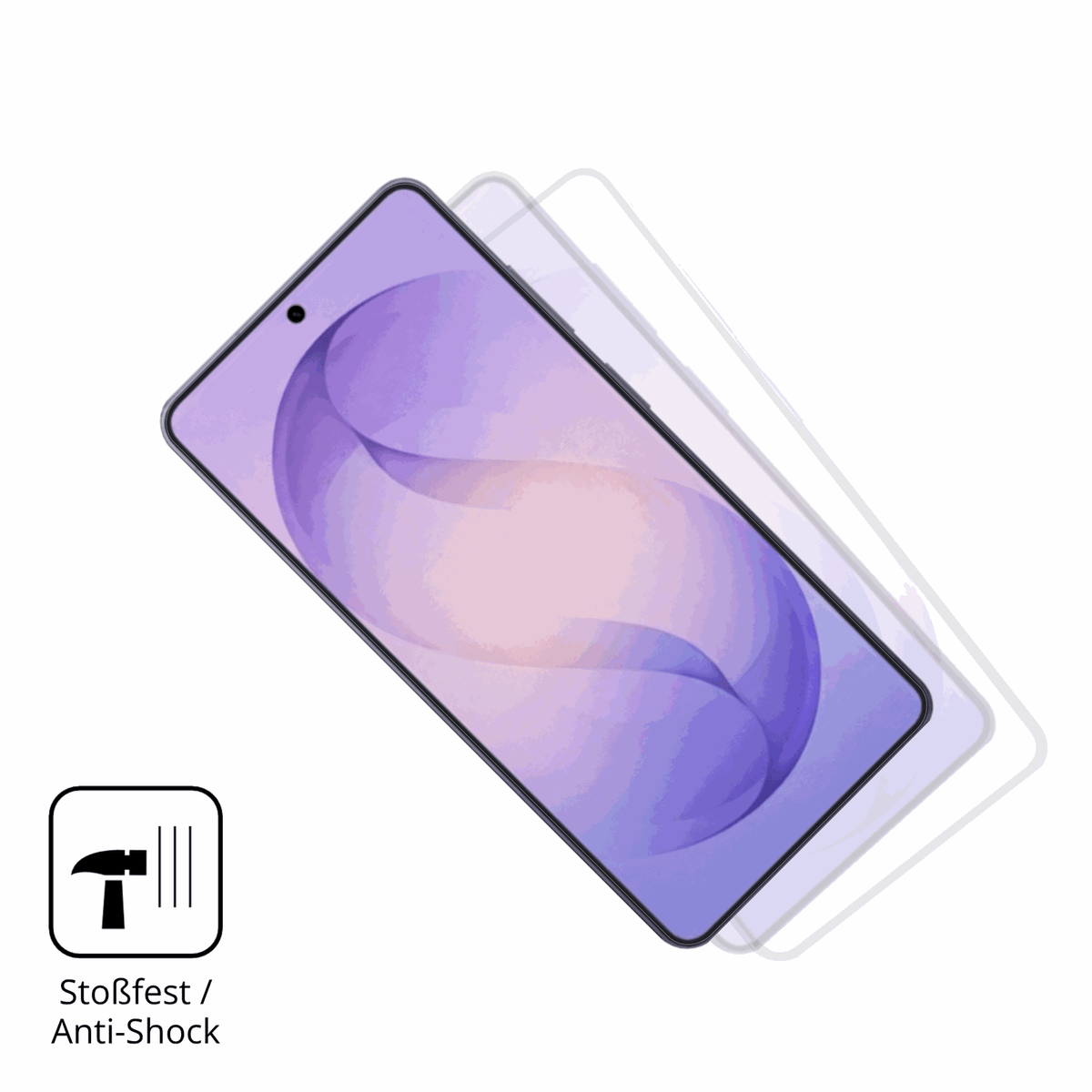 Schutz gegen Kratzer auf dem Samsung Galaxy S26 Ultra Glas durch Schlüssel, Stöße gegen die Tischkante oder Stürze