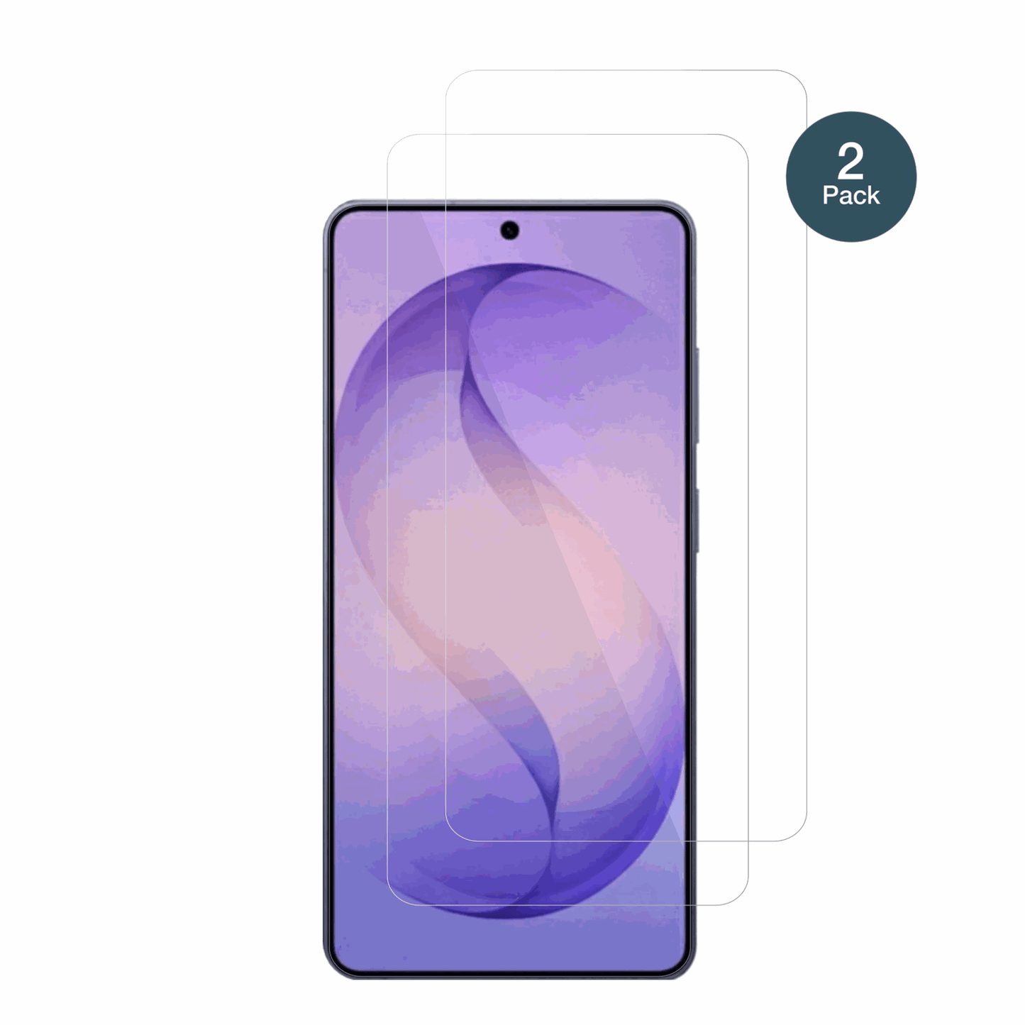 SamsungGalaxy S26 Ultra mit aufgebrachter dipos Flex Schutzfolie, glasklare Darstellung ohne Einschränkungen