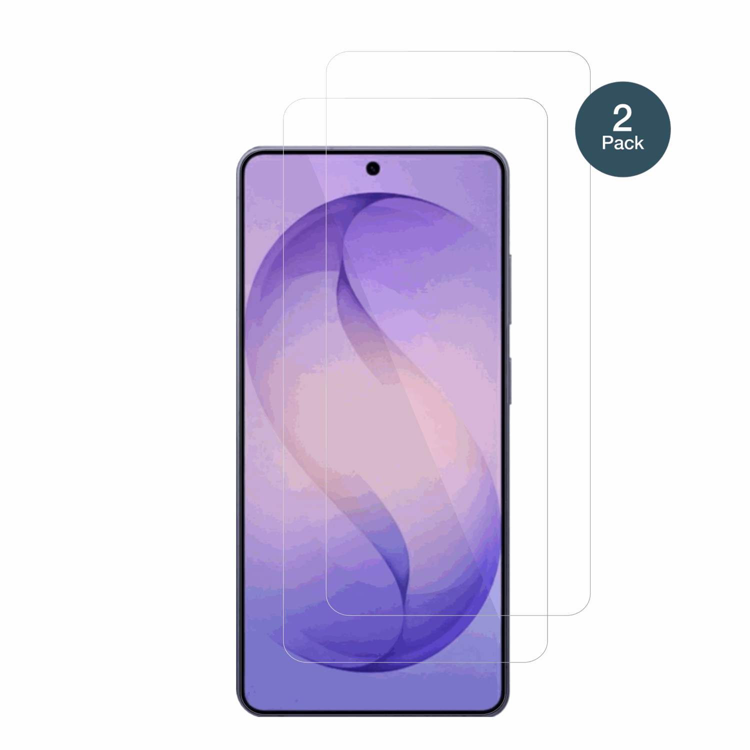 SamsungGalaxy S26 Ultra mit aufgebrachter dipos Flex Schutzfolie, glasklare Darstellung ohne Einschränkungen