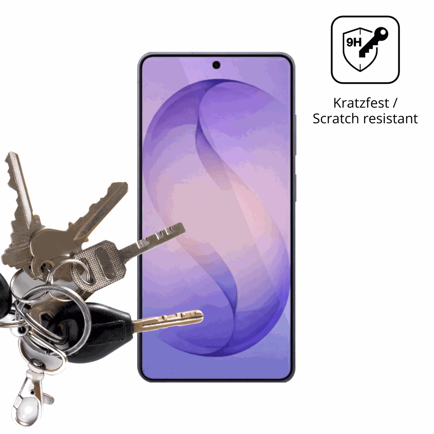 dipos Displayschutz für Samsung Galaxy S26 Ultra, transparente Oberfläche, perfekte Passform auch für die Rundungen