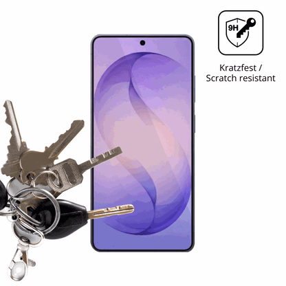 dipos Displayschutz für Samsung Galaxy S26 Ultra, transparente Oberfläche, perfekte Passform auch für die Rundungen