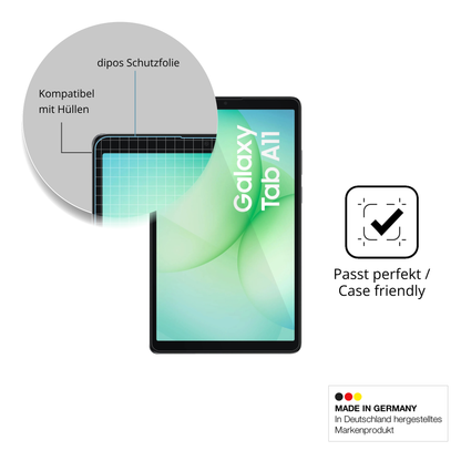 Schutzfolie mit optimaler Passform, zur Verwendung mit Hüllen geeignet