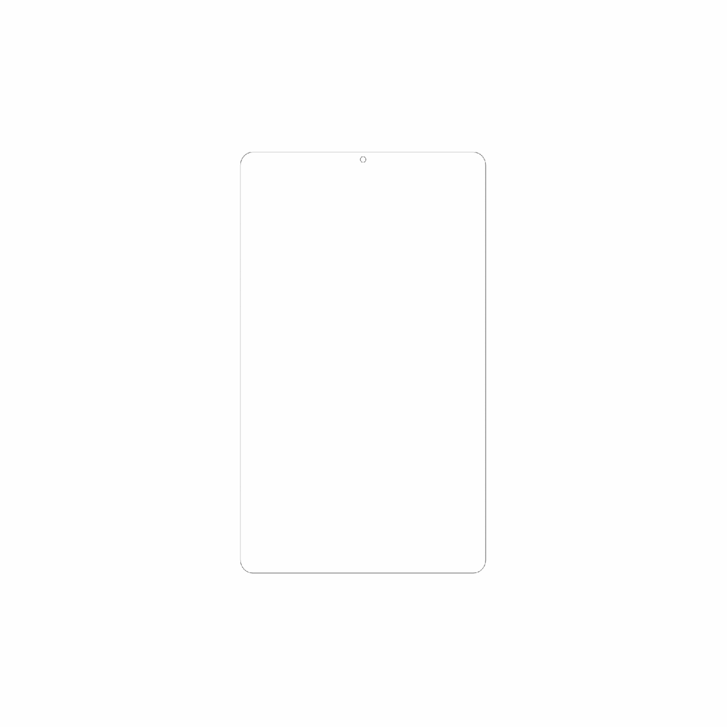 dipos Displayschutz für samsunggalaxy tab a11 8.7 zoll, mattierte Oberfläche, geringe Dicke und perfekte Passform