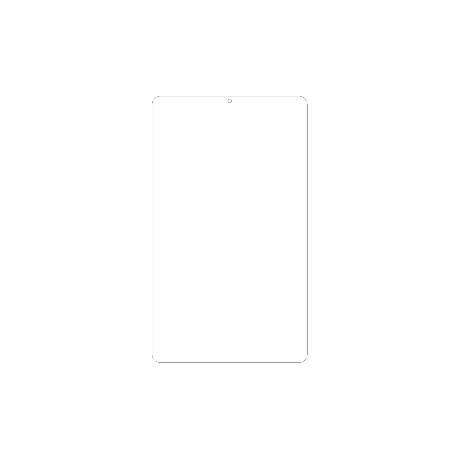 dipos Displayschutz für samsunggalaxy tab a11 8.7 zoll, mattierte Oberfläche, geringe Dicke und perfekte Passform