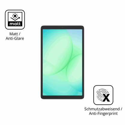 Dünne und entspiegelnde Folie passend zugeschnitten für samsunggalaxy tab a11 8.7 zoll