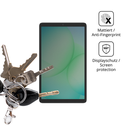 dipos Displayschutz für samsunggalaxy tab a11 8.7 zoll, mattierte Oberfläche, Blickschutzfilter und perfekter Passform
