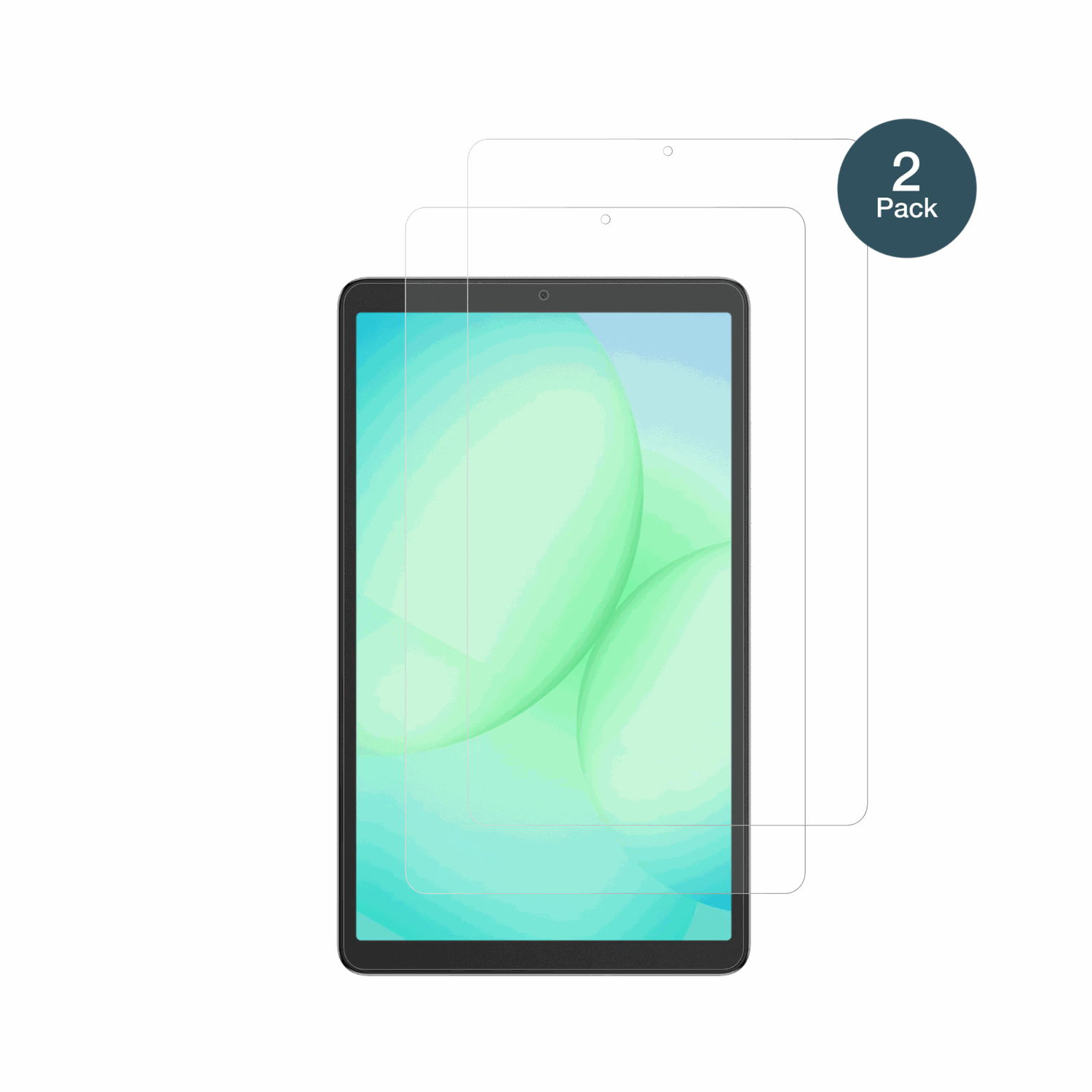 samsunggalaxy tab a11 8.7 zoll mit aufgebrachter dipos Panzerfolie, die lästige Fingerabdrücke minimiert