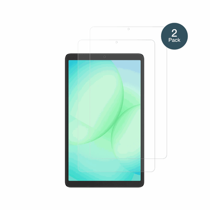 samsunggalaxy tab a11 8.7 zoll mit aufgebrachter dipos Panzerfolie, die lästige Fingerabdrücke minimiert