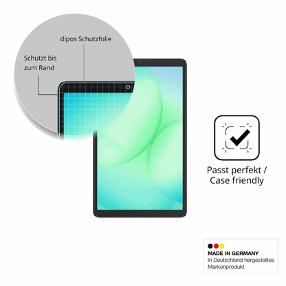Schutzglasfolie mit optimaler Passform, zur Verwendung mit Hüllen geeignet