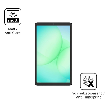 2x Schutzfolie matt für Samsung Galaxy Tab A11 Plus Display-Schutzfolie