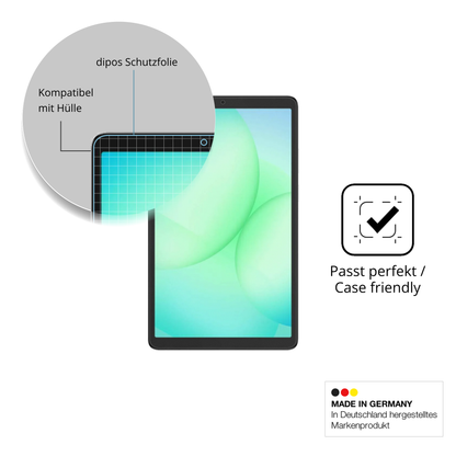 2x Schutzfolie matt für Samsung Galaxy Tab A11 Plus Display-Schutzfolie