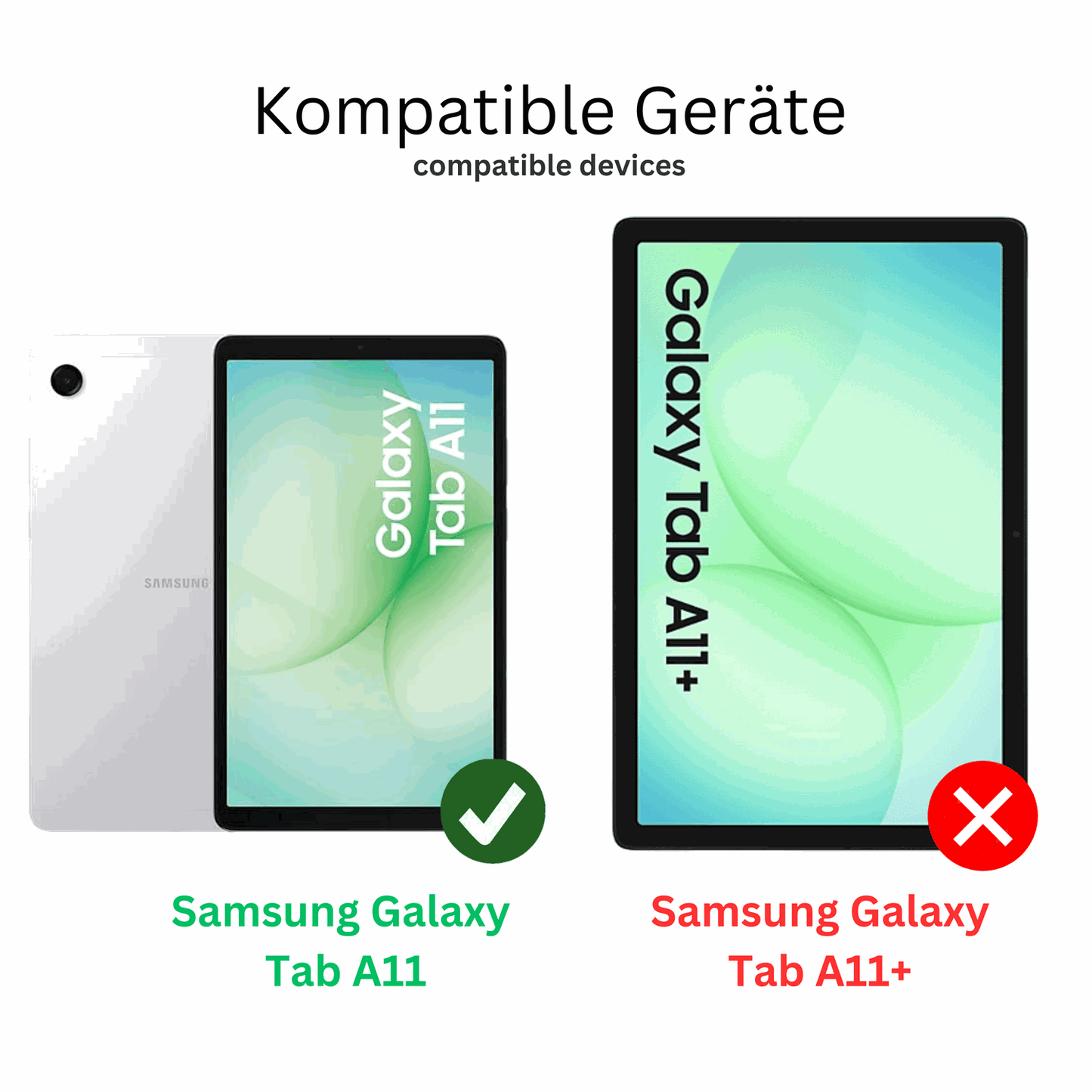 Blickschutzfolie für Samsung Galaxy Tab A11 matt Schutzfolie Privacy