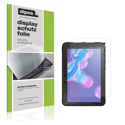 2x Schutzfolie matt für Samsung Galaxy Tab Active5 Pro 5G Display-Schutzfolie