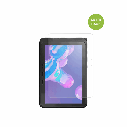SamsungGalaxy Tab Active 5 Pro mit aufgebrachter dipos Displayschutzfolie, die lästige Fingerabdrücke minimiert