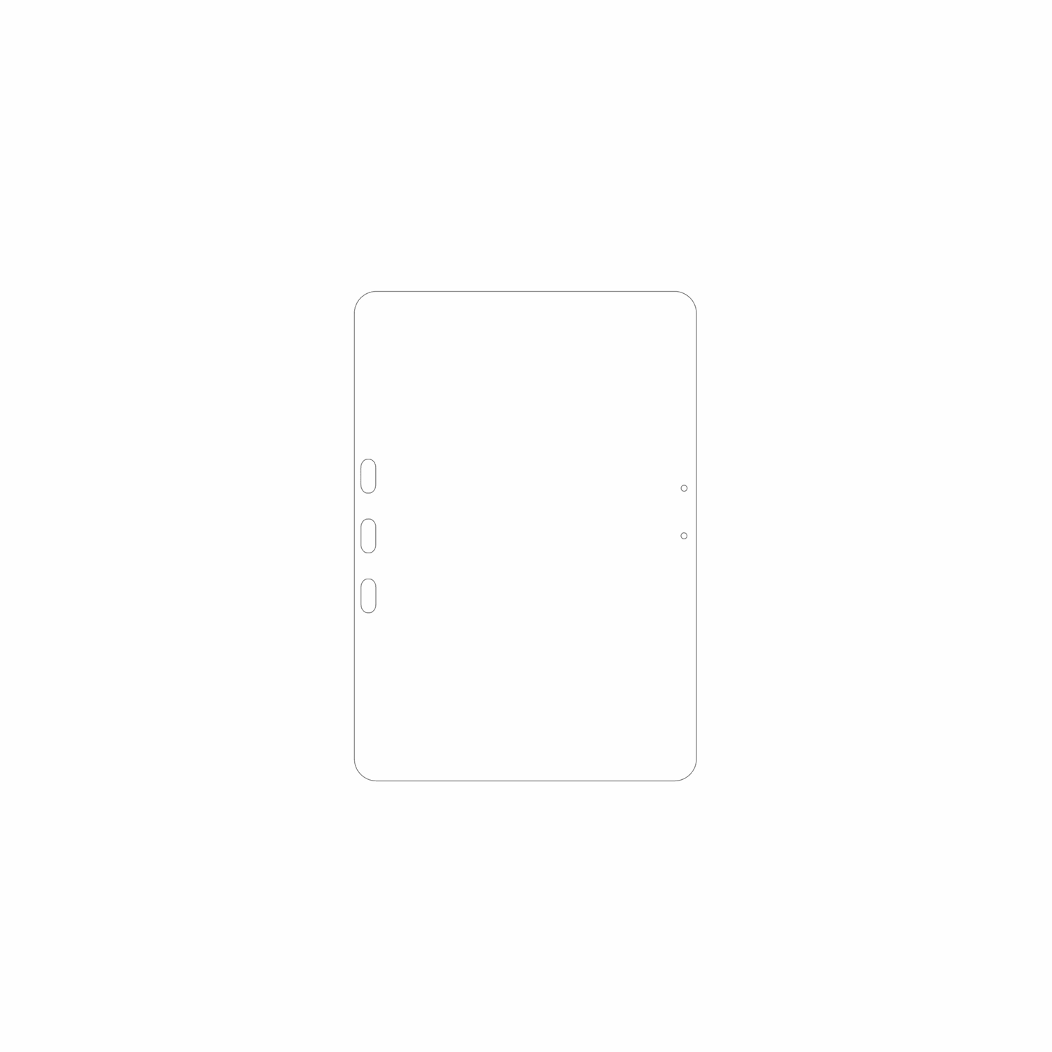 dipos Displayschutz für Samsung Galaxy Tab Active 5 Pro, mattierte Oberfläche, geringe Dicke und perfekte Passform