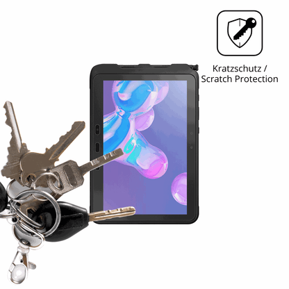 Schutz gegen Kratzer auf dem Samsung Galaxy Tab Active 5 Pro Glas durch Schlüssel oder Ähnliches