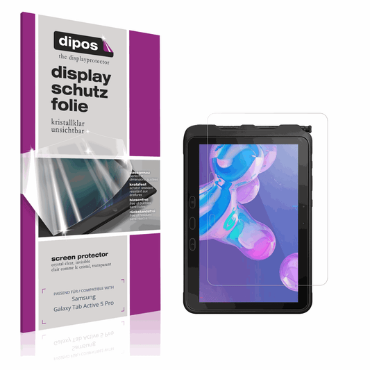 2x Schutzfolie klar für Samsung Galaxy Tab Active5 Pro 5G Display-Schutzfolie