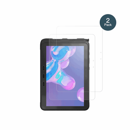 SamsungGalaxy Tab Active 5 Pro mit aufgebrachter dipos Panzerfolie, die lästige Fingerabdrücke minimiert