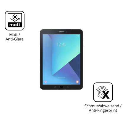 9H Hartbeschichtete, flexible Folie passend zugeschnitten für Samsung Galaxy Tab S3