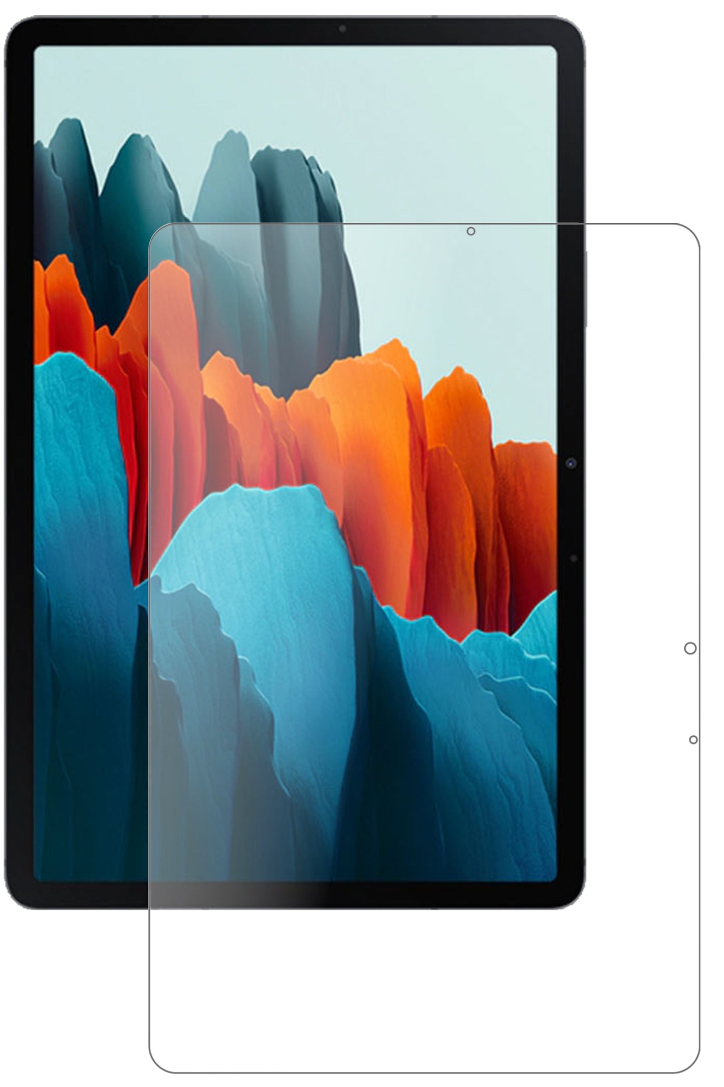 2x 9H Schutzfolie matt für Samsung Galaxy Tab S7 LTE Panzerfolie