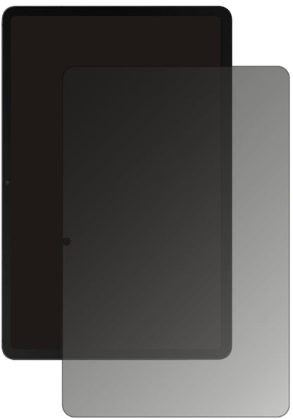 SamsungGalaxy Tab S8 mit aufgebrachtem dipos Displayschutz, der seitliche Einblicke blockiert