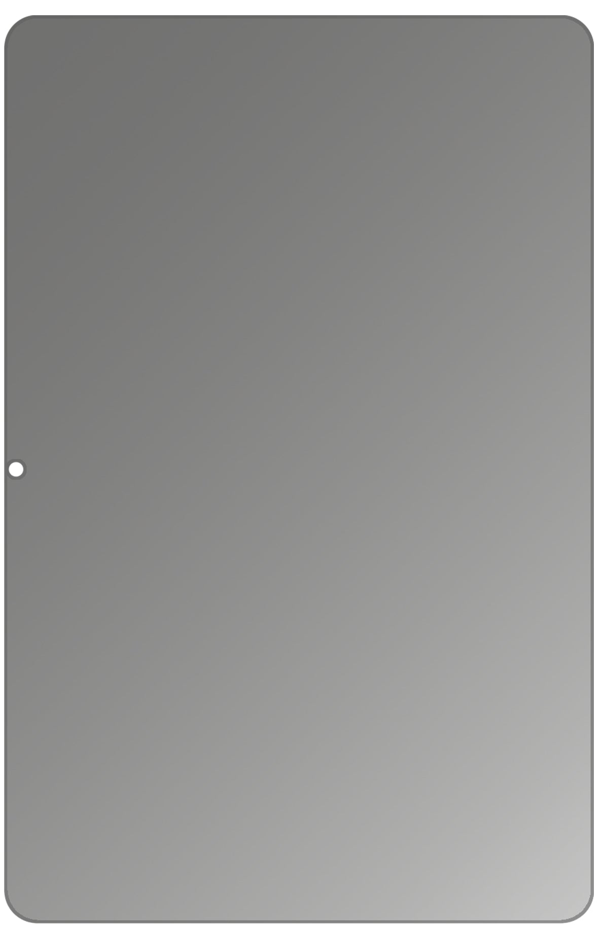 dipos Displayschutz für Samsung Galaxy Tab S8, mattierte Oberfläche, Blickschutzfilter und perfekter Passform