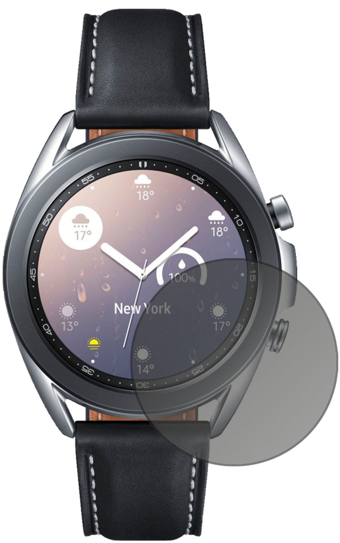 Blickschutzfolie für Samsung Galaxy Watch 3 (41mm) matt Schutzfolie Privacy